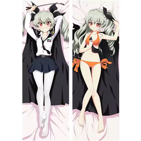 Anime GIRLS Und PANZER Pillow Cover Saori Takebe Dakimakura Case 3D Double-sided Bedding Hugging Body Pillowcase Gifts For Men