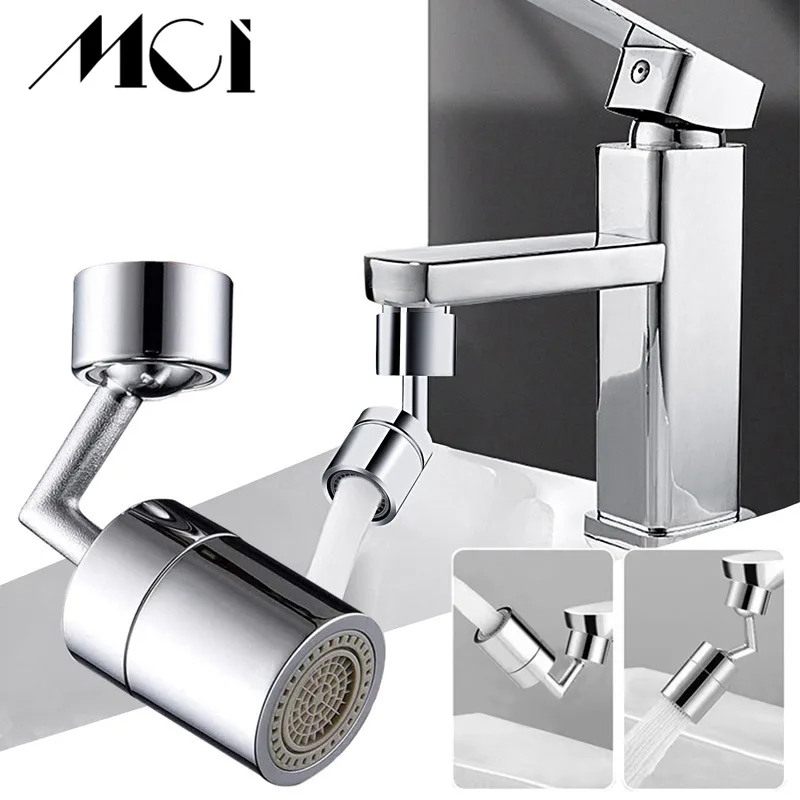 2 Modes 720 Degree Rotating Faucet Spray Head Filter Adapter Water Saving Tap Universal Splash Aerator Bathroom Kitchen Tools