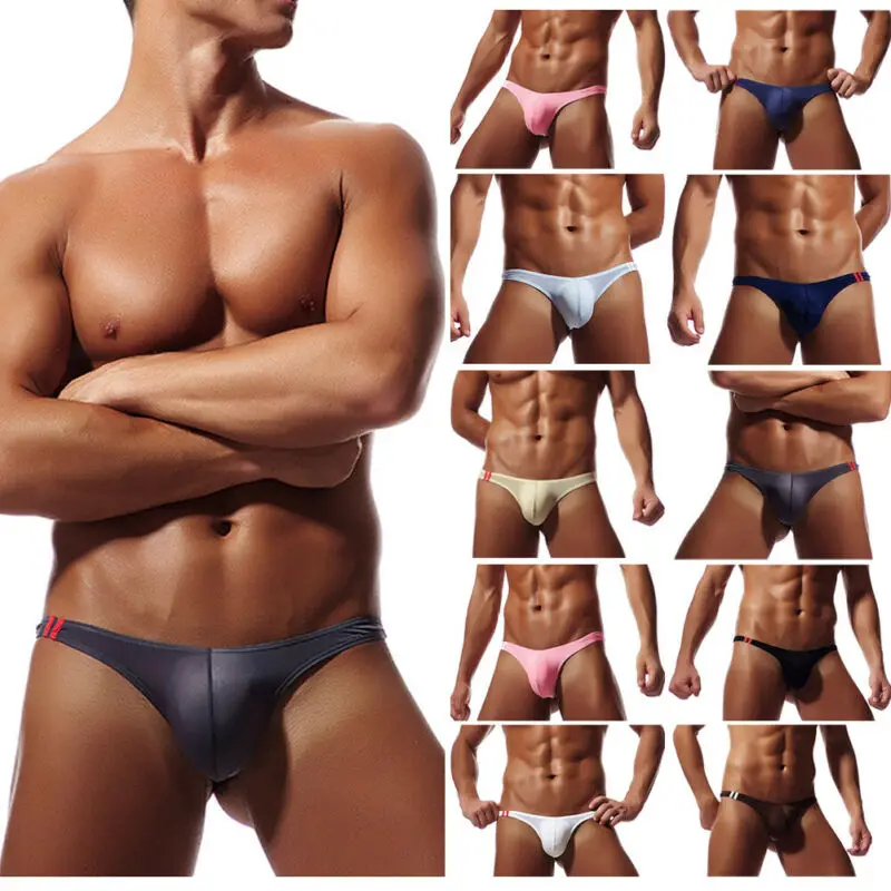 Ropa interior sexy para hombre, tanga transpirable, parte trasera en T, nueva