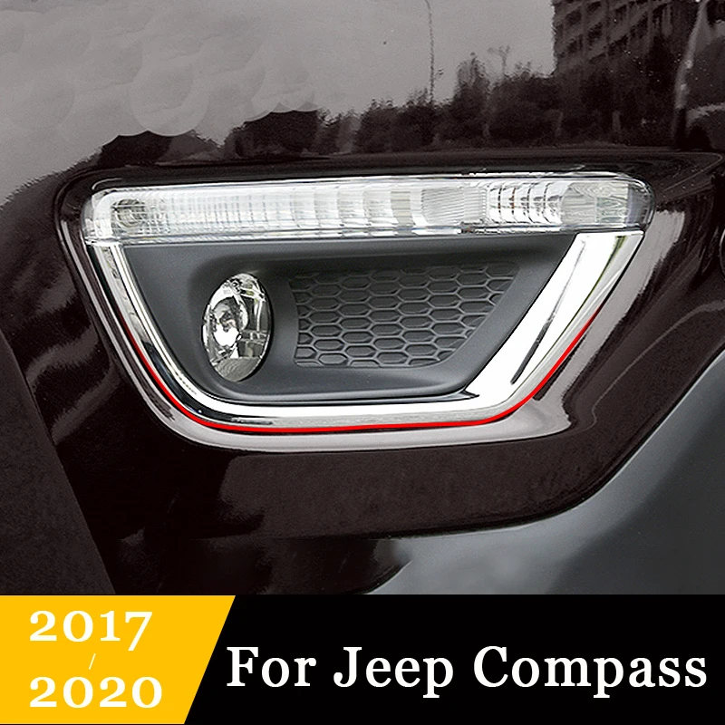 Передсветильник противотуманная фара для Jeep Compass 2017 2018 2019 2020 ABS