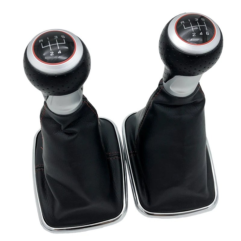 12mm For Volkswagen VW 1999-2004 Golf 4 IV MK4 GTI R32 Bora Jetta 5/6 Speed Car Gear Shift Knob Lever Pen Gaitor Boot Cover Case