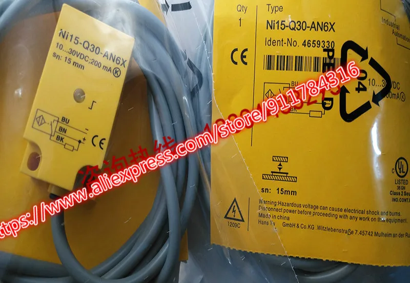 

3pcs High quality TRUCK proximity switch NI15-Q30-AP6X NI15-Q30-AN6X