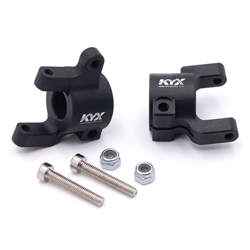 

KYX Racing Front Axle Aluminum Heavy Weight C Hub Upgrades Parts Accessories for 1/10 RC Crawler Car Axial SCX10 II 90046 90047