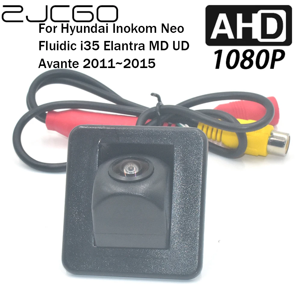 

ZJCGO Car Rear View Reverse Backup Parking AHD 1080P Camera for Hyundai Inokom Neo Fluidic i35 Elantra MD UD Avante 2011~2015