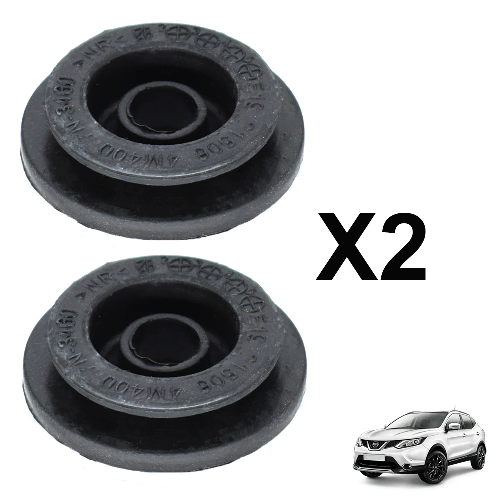 2X For Nissan Qashqai Rogue Sport J11 2014 - 2020 Upper Mounting Radiator Mount Rubber Bushing Bracke 2015 2016 2017 2018