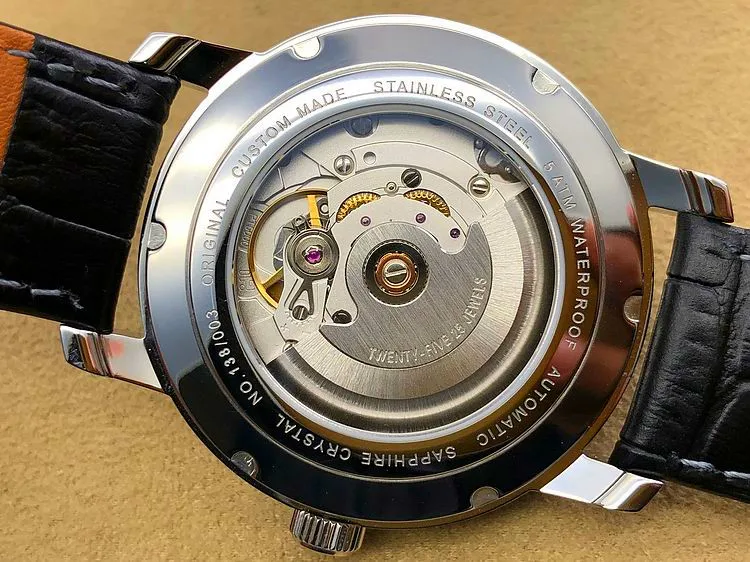 Pailan-Montre existent pour Homme, Acier Inoxydable, Business, Saphir, Calendrier, Cadran Simple