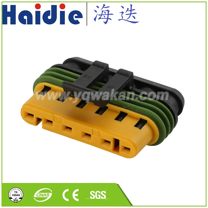 

Free shipping 2sets 6pin plastic housing plug auto wiring harness waterproof cable connector HD0610-1.5-21