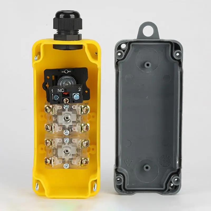 Waterproof Industrial Button Emergency Stop for Electric Crane Hoist Pendant Control StationWholesale and dropshipping