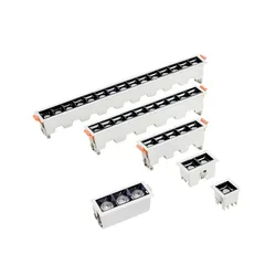 3W 6W 9W 15W 30W 45W Dimmable LED Downlight Spot Light Line Light Bar Creative Linear Long Strip Living Room Corridor Recessed