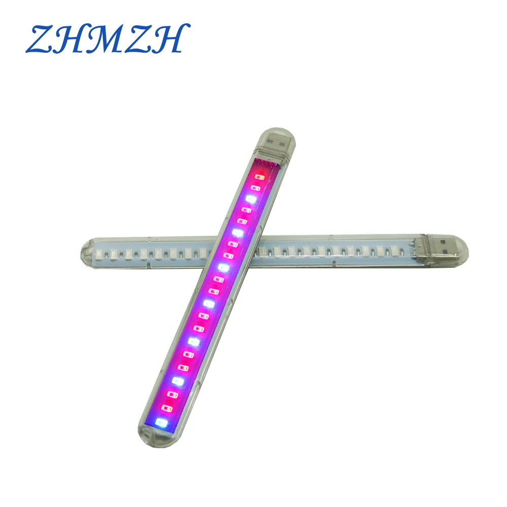 

ZHMZH 21LEDs Plant Growth Lamp USB Portable LED Grow Light Full Spectrum Phyto LED Growing Lights Hydroponic DC5V