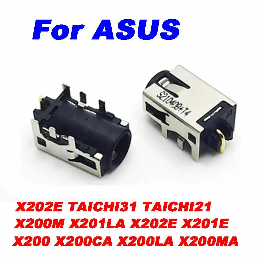 50PCS Laptop DC  Jack For ASUS X200 X200CA X200LA X200MA X200M X201LA X202E X201E X202E TAICHI31 TAICHI21 DC Jack Connector