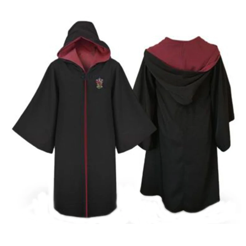 Magic Robe Cape Cosplay Potter Costume Hermione Suit Tie Scarf Wand Glasses Godric Gift Potter Cosplay Halloween Party Clothes