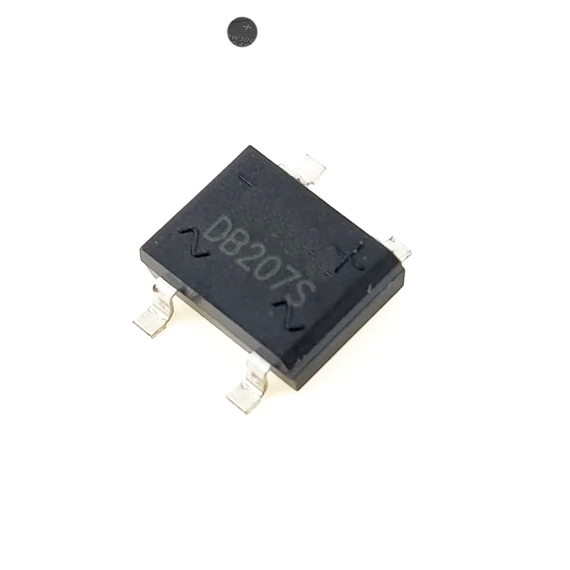 10PCS/lot DB207S DB207 2A1000V SOP-4 Bridge Rectifiers