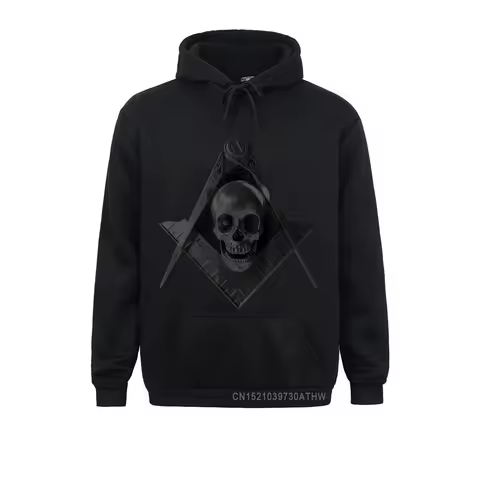 Masonic Stealth Square Compass Skull Freemason New Arrival Funny Men Sweatshirts HoodiesSportswears Winter/Fall