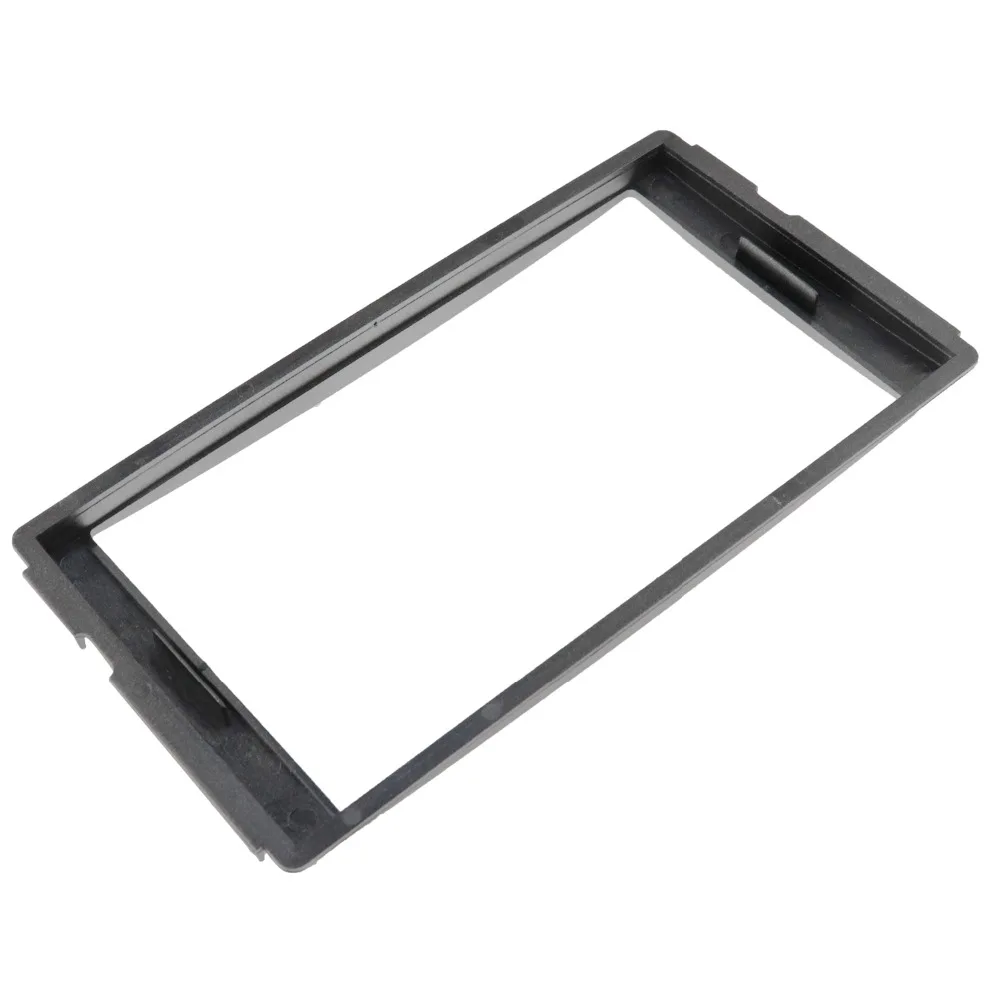 Double Din Stereo Panel for Hyundai Santa Fe 2006-2012 Fascia Radio DVD Dash Mounting Installation Trim Kit Face Frame