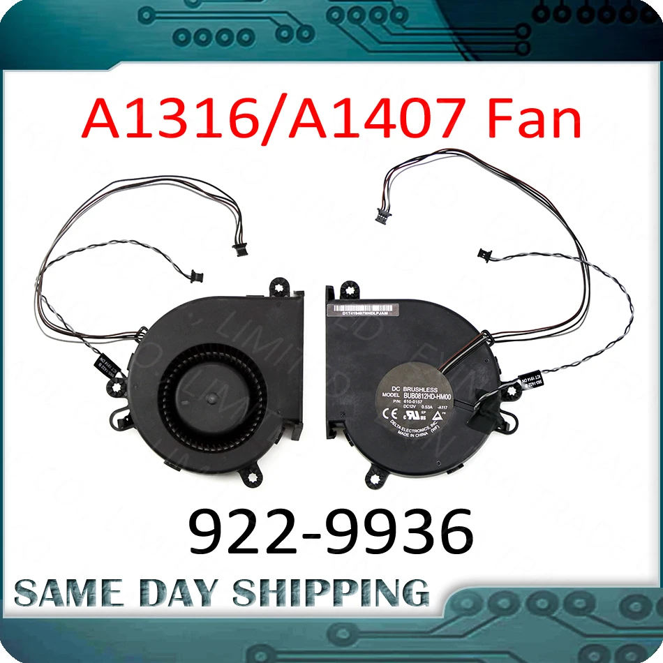 การตรวจสอบและแนะนำพัดลมระบายความร้อน A1316 สำหรับจอแสดงผล LED Cinema Display 27 ปี 2010–2011