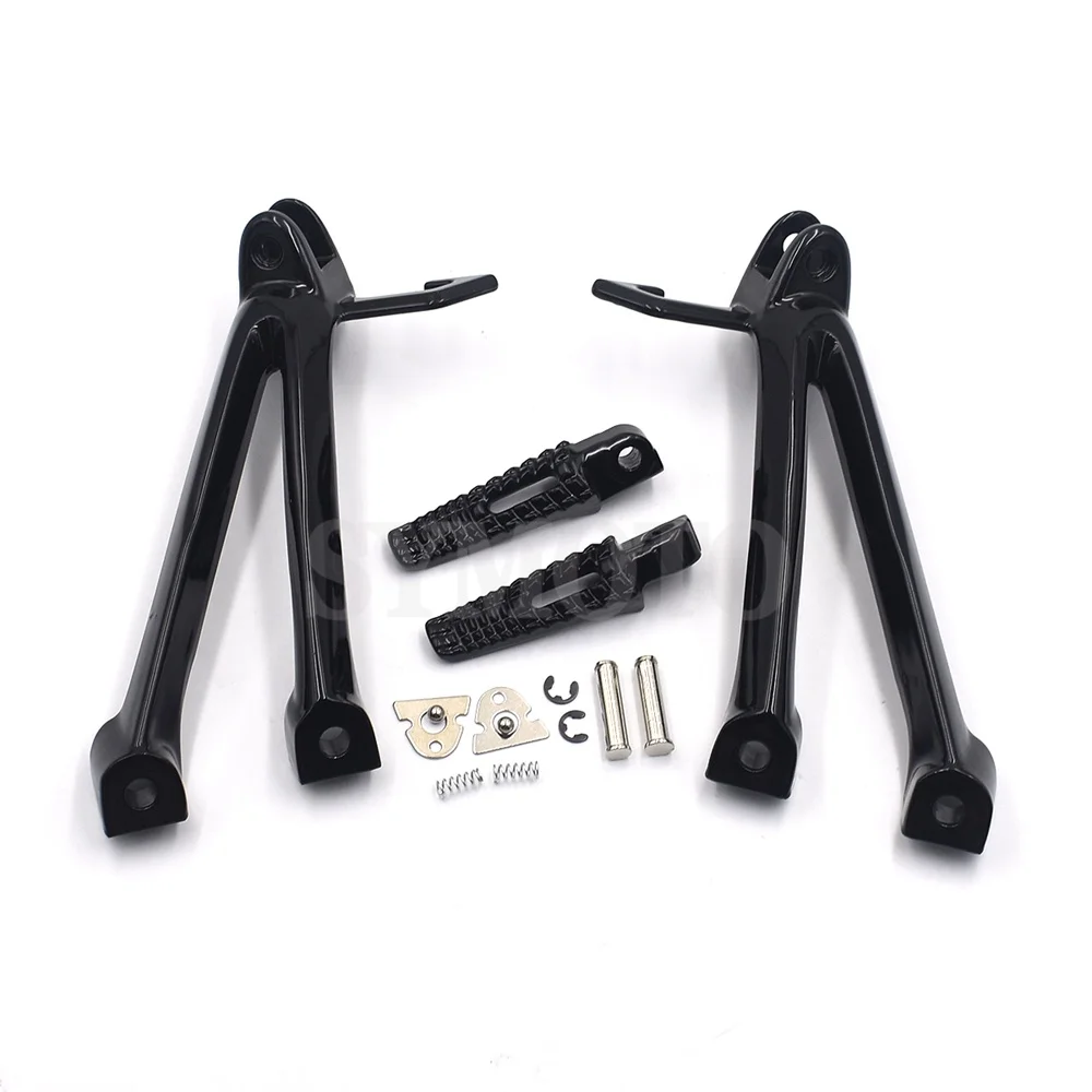 Motorcycle Footrest Set Rear Foot Pegs Bracket Mount For Suzuki GSXR600 GSXR750 2006 2007 GSXR 600 750 K6 K7