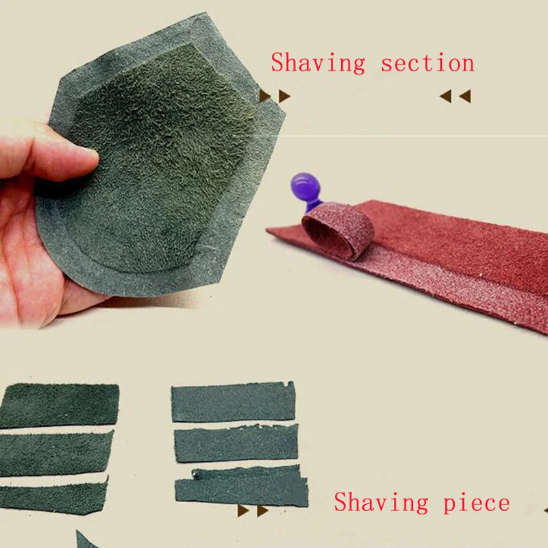 Leather Skiver Leather Peel Tools Peeler Diy Shovel Skin Machine Leather Splitter Peeling Leather Edge Skiver 1pc