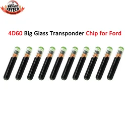 KEYECU araba anahtarı çip boş 4D60 camsı Transponder anahtar çip Ford Connect Fiesta odak Ka Mondeo ID 4D 60 oto araba anahtarı çip