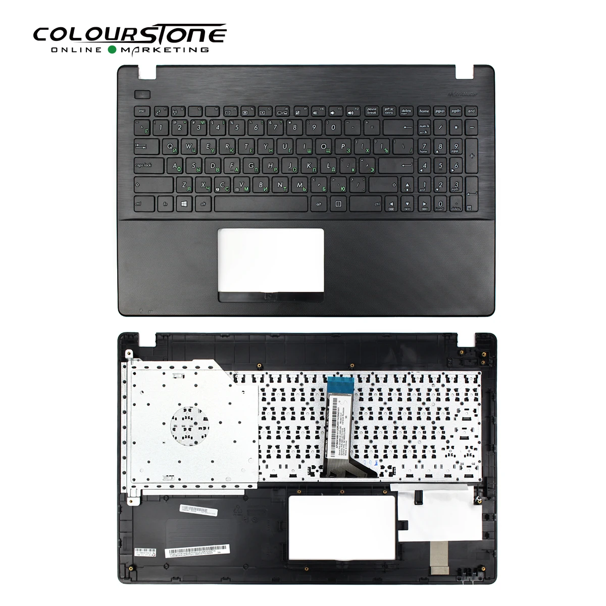 X551 Russian Black Laptop Keyboard for ASUS Black with Cover Topcase Palmrest Laptop Keyboard