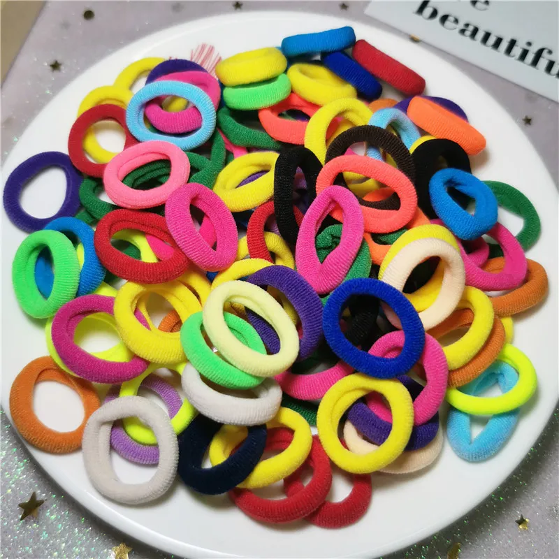 Резинки для волос эластичные детские, 50/100/200 шт.