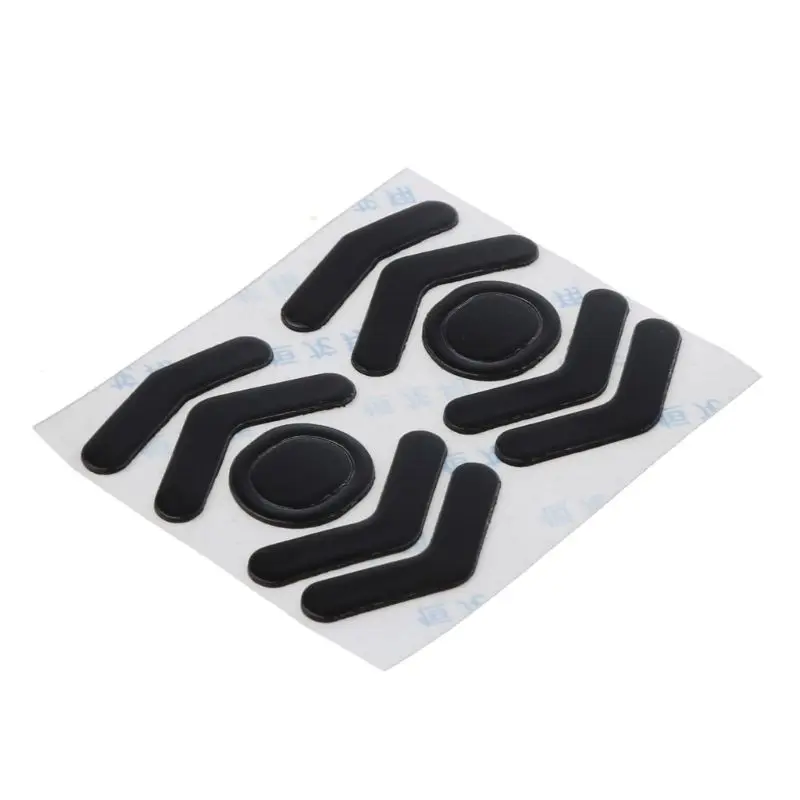 2 Sets 0.6mm Mouse Feet Mouse Skates Mouse Stickers Pad Black for logitech G604 Mouse