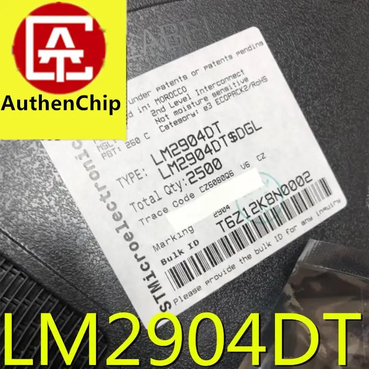 10 peças 100% original novo em estoque lm2904dt lm2904 amplificador operaonal duplo de baixa potência smd sop-8