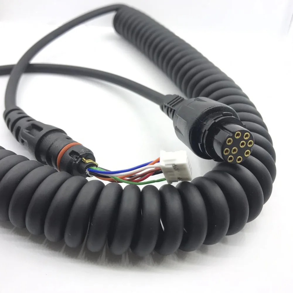 Walkie Talkie Microphone Speaker Spare Cable 10-Pin For SM19A1 For Hytera MD780G MD782 RD982 MD680 RD980 RD620 MT680 HM780 Radio