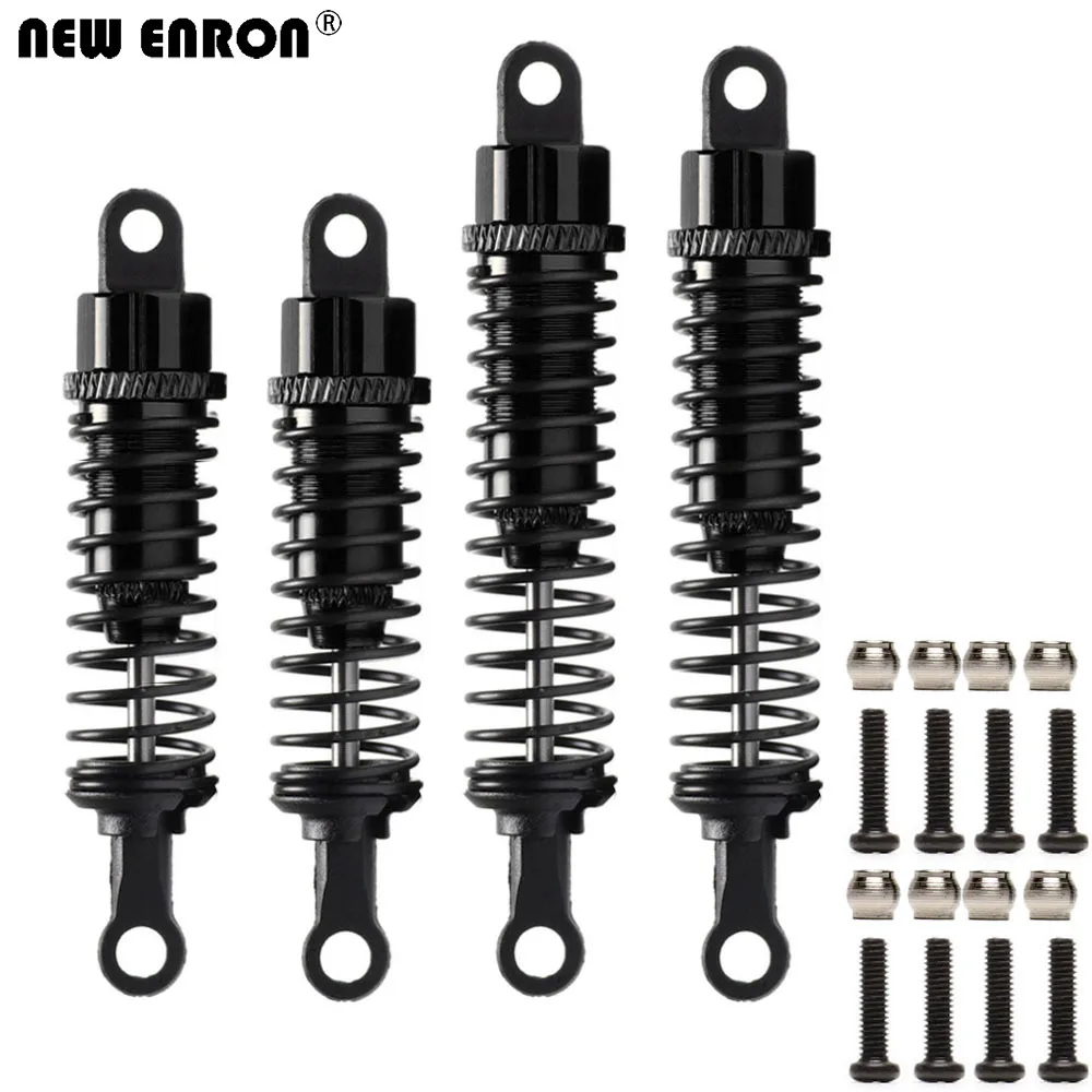 NEW ENRON Alloy Front 50-62mm & Rear 55-75mm Oil Shock Absorber 2P/4P For RC Car 1:12 Wltoys L979 L202 L212 L222 L959 K959 L969