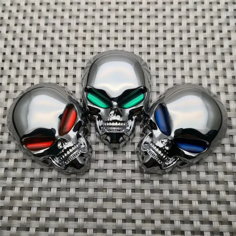 Universal 3D Skull Moto Stickers Motorcycle Truck Car Emblem Demon Decals Motorcycles Sign Scooter Autocycle Decoration