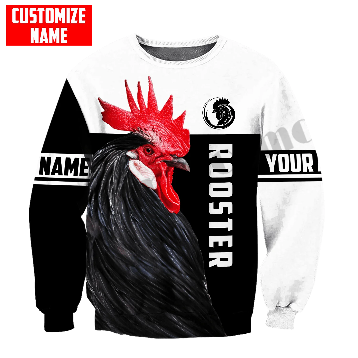 PLstar Cosmos 3Dprinted Newest Rooster Farmer Custom Name Art Harajuku Streetwear Unique Unisex Funny Hoodies/Sweatshirt/Zip Q-2