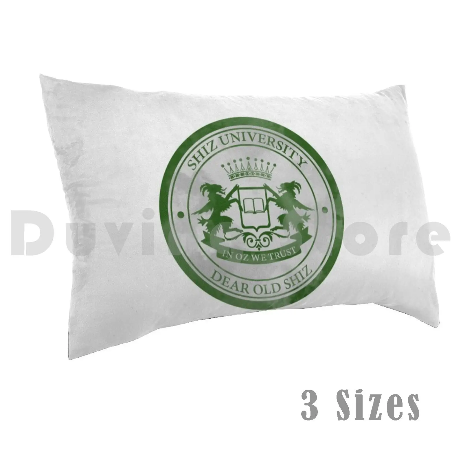 Shiz University Logo Pillow case 1960 Wicked Shiz University Dear Old Oz Glinda Galinda Glinda