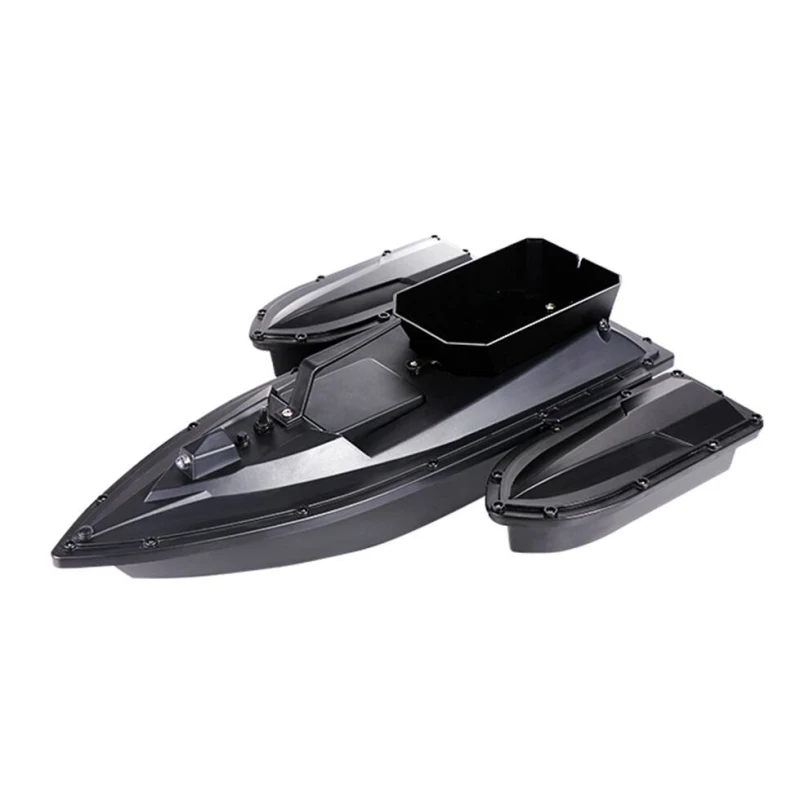 싱글 핸드 원격 제어 송신 후크 지능형 원격 제어 미끼 보트 500M 3시간 고정 속도 크루즈 RC 낚시 보트 도구