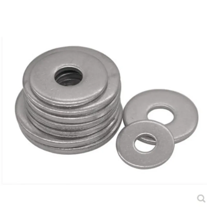 M3 M4 M5 M6 M8 M10 M12 - M20 Din9021 Large Flat Washer 304 Stainless Steel Big Metal Gasket Meson Plain Washers