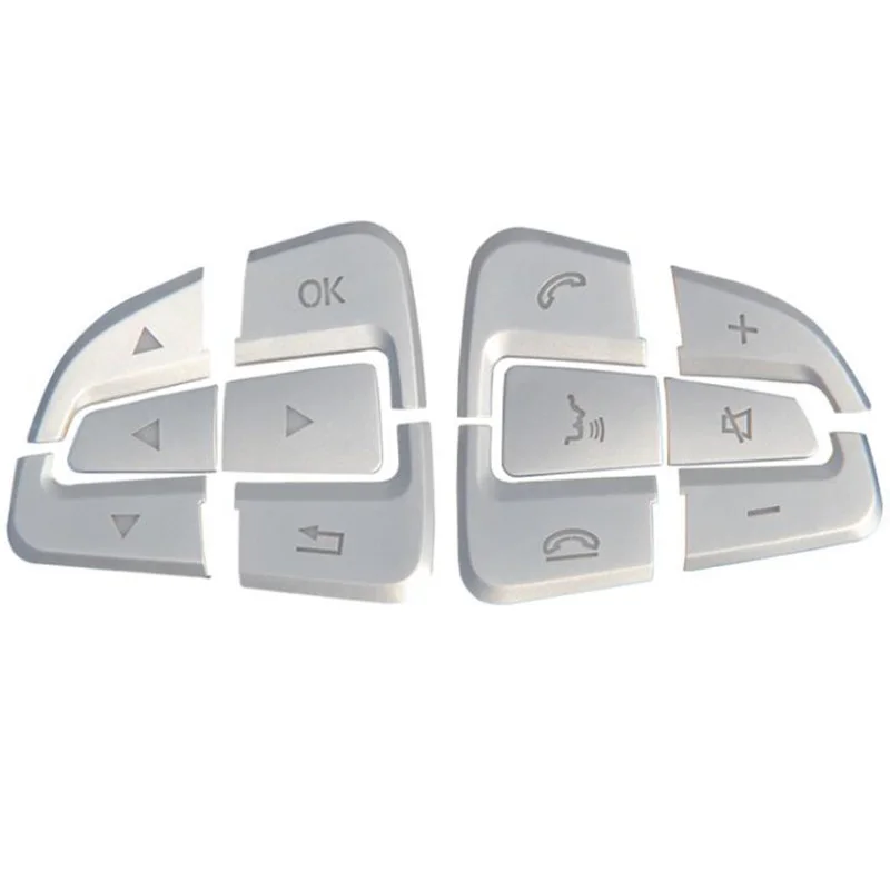 

Наклейки на кнопки рулевого колеса для Mercedes Benz A B Class GLA GLE GLS CLA C177 2015-2019, аксессуары