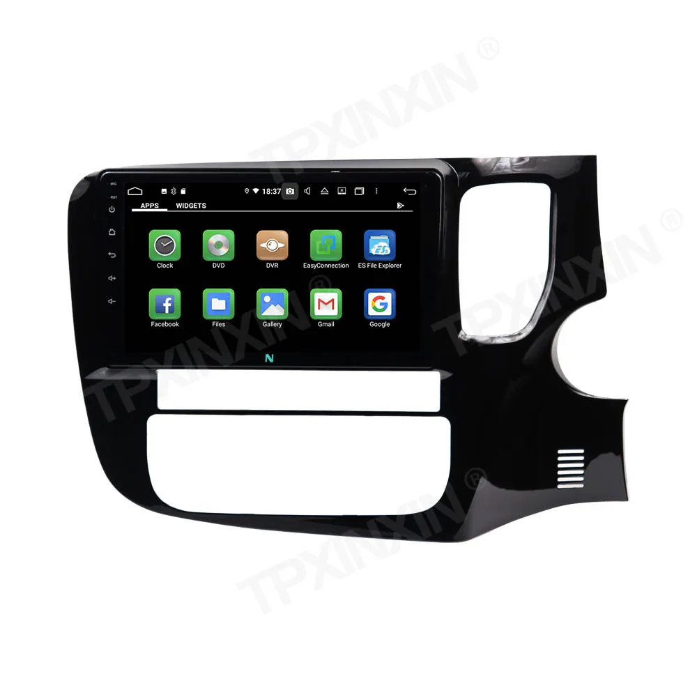 For Mitsubishi Outlander 2016+ Touch Screen 4+128G Android 10 GPS IPS Car Multimedia Tesla Player Headunit Audio Radio Navigtion