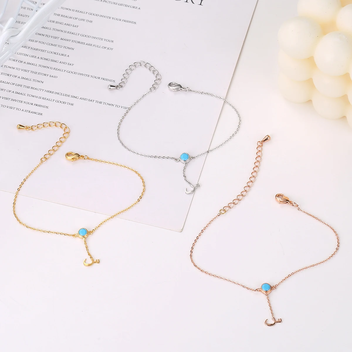 2021 كلاسيكي العربية الأبجدية إلكتروني تصميم سوار للنساء فتاة بسيطة 6 نمط سوار الذكية مجوهرات الإكسسوار للحزب