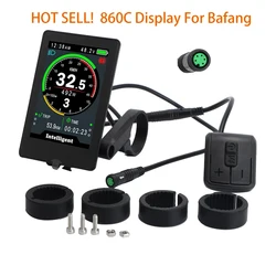 Electric Bike Color Display 860C for BAFANG BBSHD BBS02B BBS01B Mid-Drive Motor Kit(Com.Protocol UART)