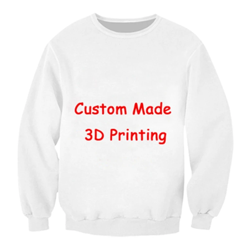 Jumeast Brand Men Women 3D Printed Zipper Hoodies Create Your Own Customer Design Anime/Photo/Star/Logo DIY You Want