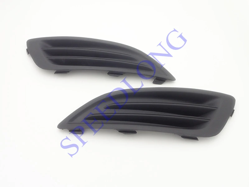 2 Pcs/Pair RH and LH Front fog light covers fog lamp bezel without hole for Ford Fiesta 2013-2015