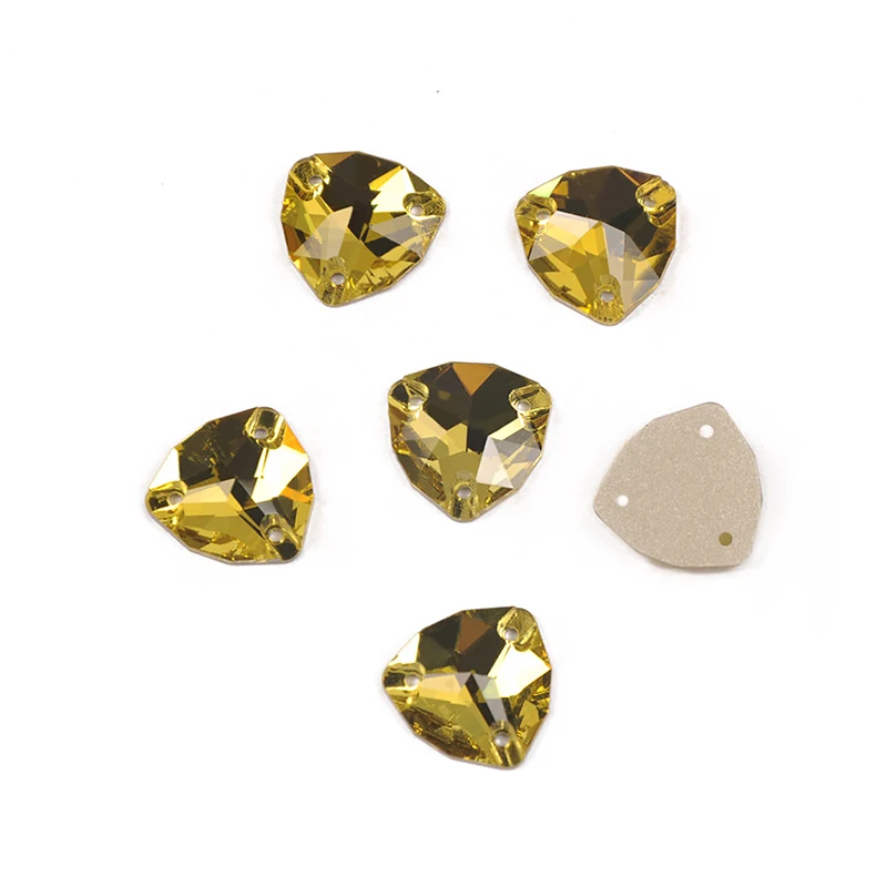 YANRUO 3272 Fat Triangle Alle Farben Aufnähsteine Glas Kristall Strasssteine AAAAAA Qualität Nähsteine für Kleidung, Kleider, Schuhe – Detail 17