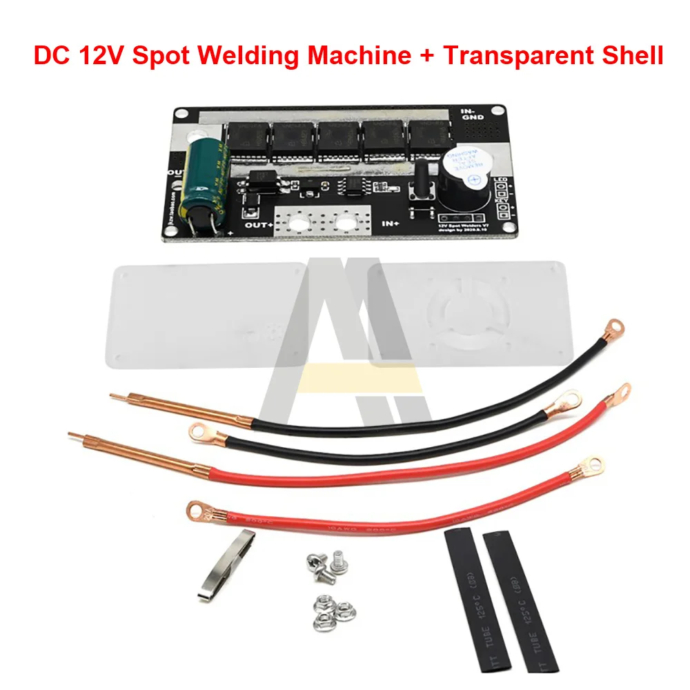 DC5V 12V Schweißer Ausrüstung Spot Schweißen Maschine Batterie Energie Lagerung Spot PCB Circuit Board 12V Zugriffs mit Transparent shell