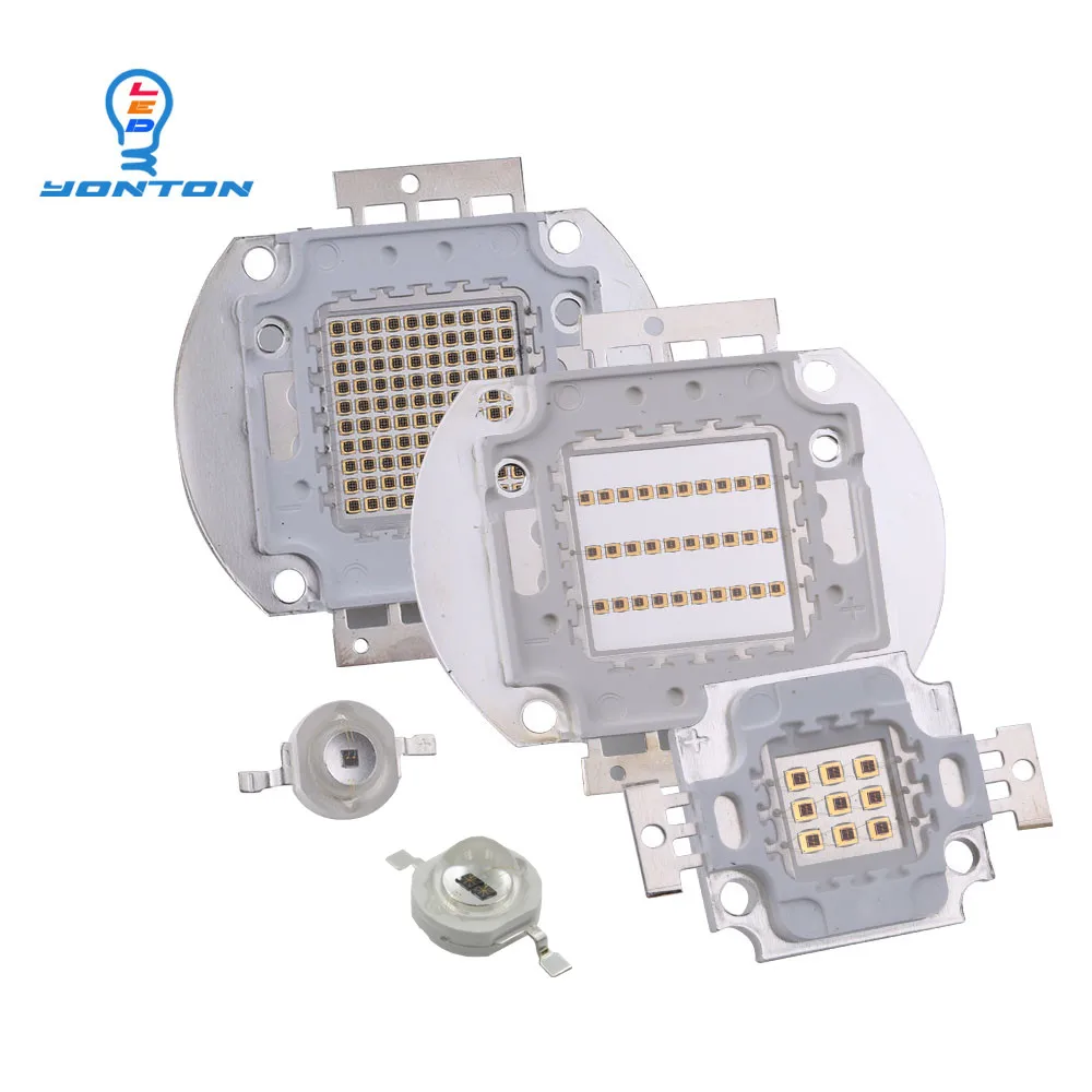 High Power Infrared Led 3W 5W 10W 20W 30W 50W 100W 740nm 850nm 940nm IR Led Light Beads for Night Vision Light