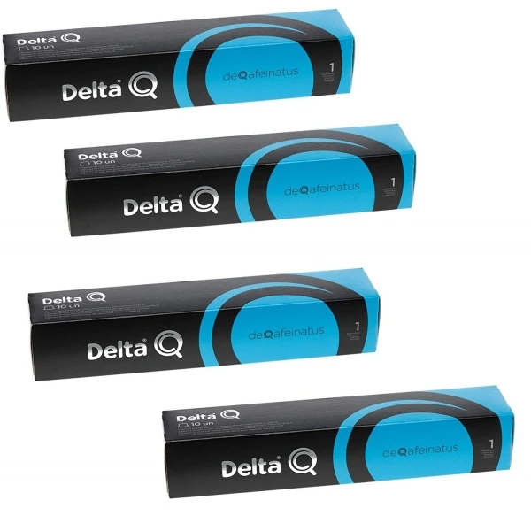Paquet de capsules DELTA Q décaféinées, 40 capsules