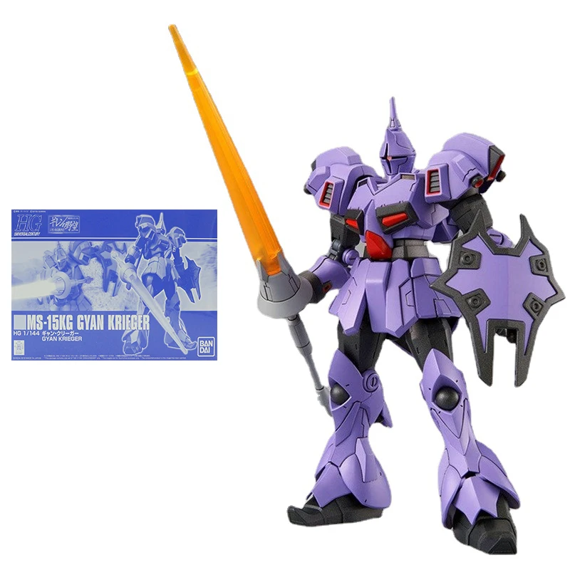 

Bandai Gundam Model Kit Anime Figure PB HG 1/144 MS-15KG Gyan Krieger Genuine Gunpla Model Action Toy Figure Toys for Children