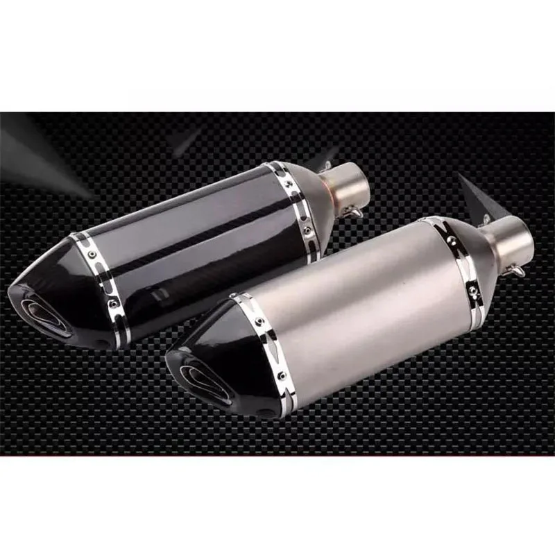 Motorcycle 420mm ATV Exhaust Muffler Pipe For DB Killer Slip on Universal 51mm For TMAX FZ6 Z750 F800GS Scooter