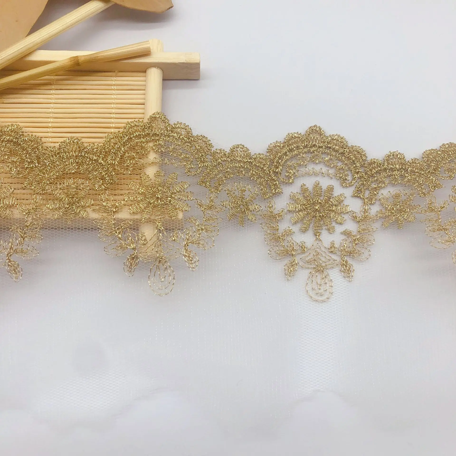 water-soluble wedding dress accessories DIY Lurex mesh embroidery lace Lolita children\'s underwear fabric materials lace