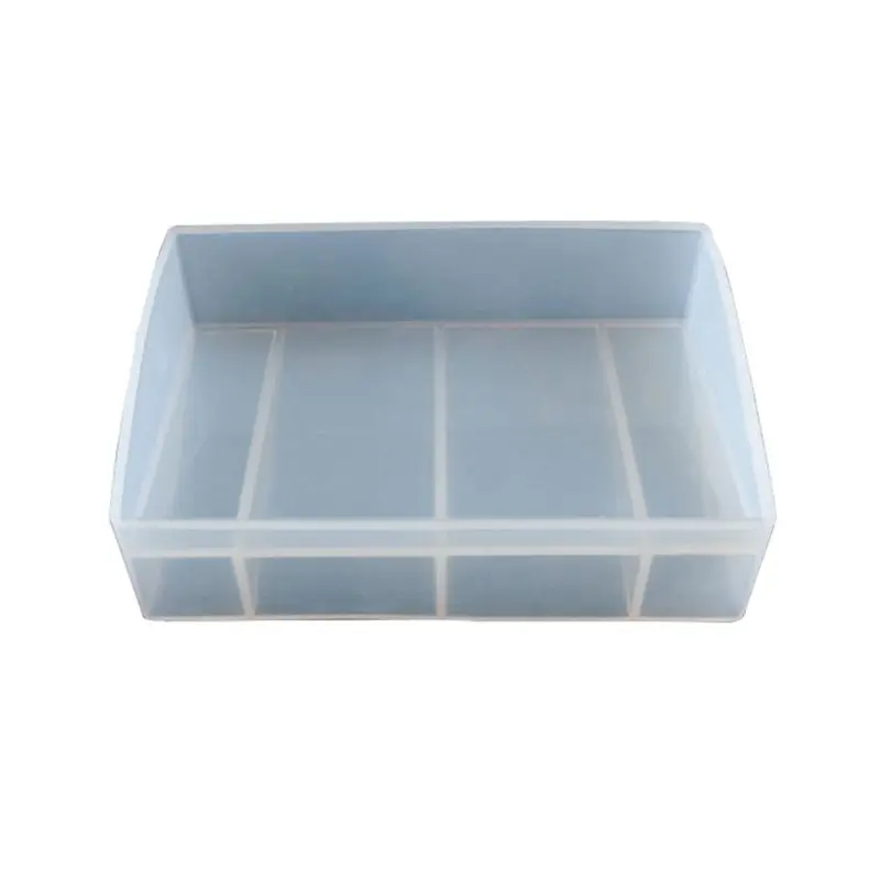 Molde retângulo resina para fotos, pingente, joias, silicone, faça você mesmo, artesanato, bolo, ferramentas uv, moldes epóxi 203b