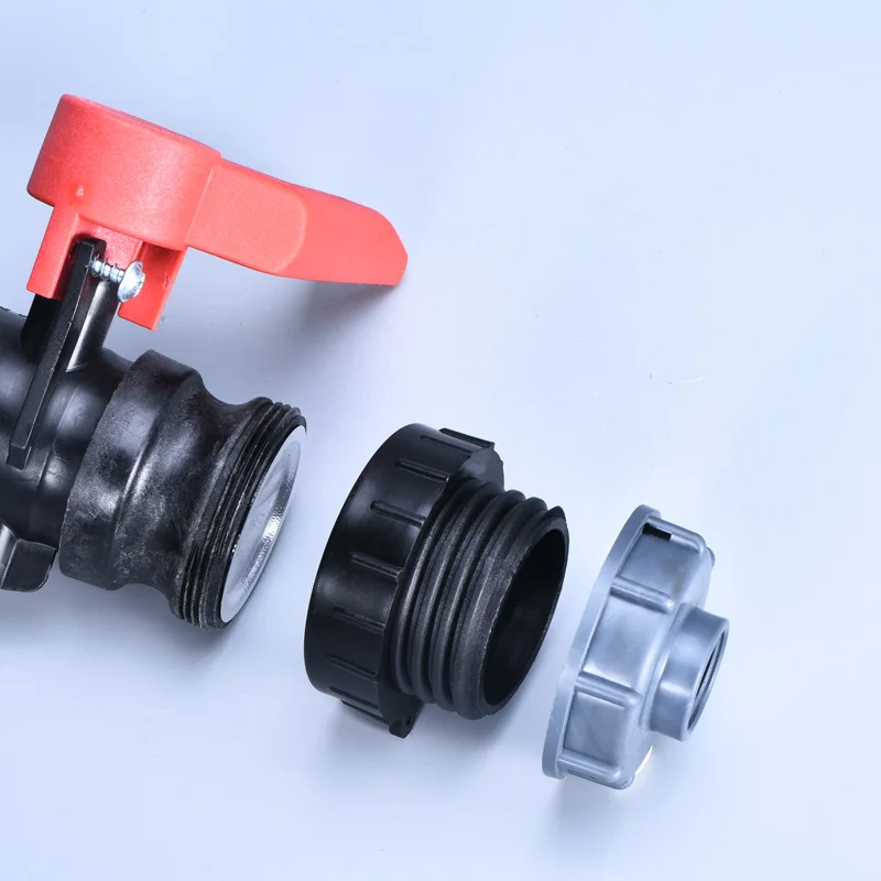 Picture 6: Thicken Plastic IBC Tank Fittings 62mm Fine Teeth to 54mm Coarse Teeth Thread for Garden Water Connector High Quality