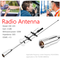 New Dual Band Antenna CBC-435 UHF VHF 145/435MHz Outdoor Personal Car Parts Decoration for Mobile Radio PL-259 Connector